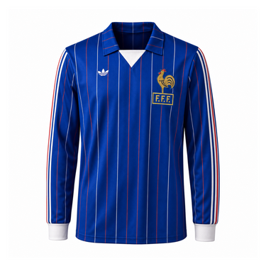 France 1980/82 Home Long Sleeve Jersey image 1