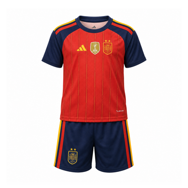Spain 2026 Home Two Stars Kids Kit image 1