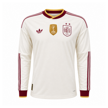 Spain 2026 Away Two Stars Long Sleeve Jersey image 1